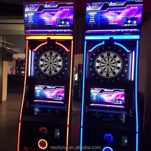 Selling Hot Arcade Game Machine Coin Operated Electronic Darts Game Machine With Soft Dart Design