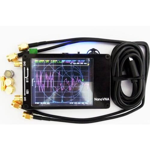 NanoVNA Very tiny handheld Vector Network Analyzer 50KHz -900MHz Digital LCD display HF VHF UHF Antenna Analyzer