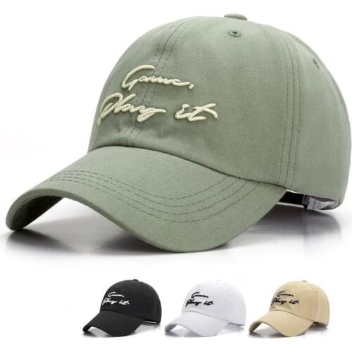 LINJW 2020 New Unisex Cotton Baseball Cap Summer Embroidery Caps for Men Women Snapback Hat Hip Hop Hats Outdoor Dad Hats