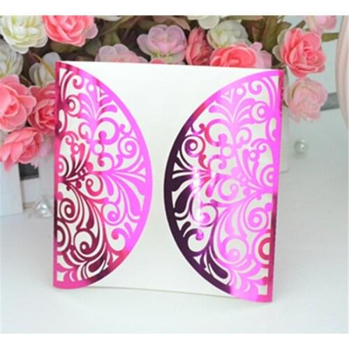 2017 new arrival free sample customized india paper birthday wedding invitation card