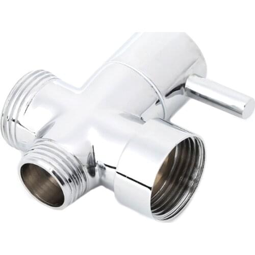 Brass Shower Arm Diverter Valve Bathroom Universal Shower System Chrome 2 Way G32C