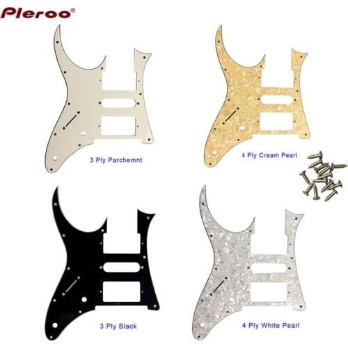Pleroo Custom electric Guitar Parts - For Left handed MIJ Ibanez RG350DX Guitar Pickguard Pickup Scratch Plate HSH Humbucker