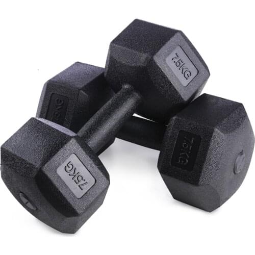 Hexagon Dumbbells Gym Weights for Exercise Dumbbell Gym Equipment Fitness Equipment 5-10kg Set of 2 Units US EU Stock