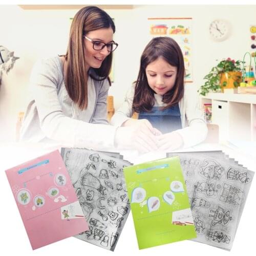 Heat Shrink Film Shrinky Art Paper Film Sheets With Pattern For Kids Creative Craft Keychains Kids DIY Toys