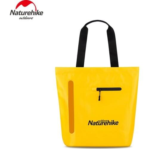 Naturehike Fashion Shoulder Waterproof Bag Upstream Beach Bag Wet and Dry Separation Swimming Phone Bag 30L