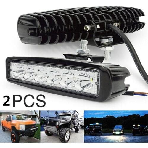 Waterproof Working Lights 6LED Accessory DRL Driving For Offroad Car Truck