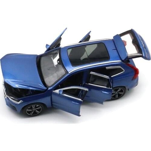 1/32 XC60 With spring shock absorption JKM Diecast Metal Model Toy Car Boy Girl Birthday Gifts