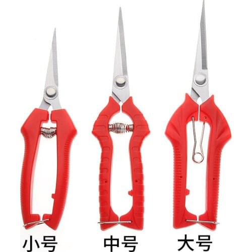 3pcs lot garden trimming scissor 3Cr13 stainless steel bonsai pruner fruit harvest scissors grape secateur pruning scissors