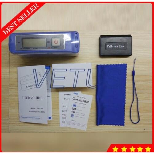 60 Degree Digital Economy Glossmeter JND-J60 with Surface cleaning Vancometer Tester Stone Terrazzo Marble Plastic Gloss Meter