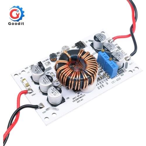 600W Aluminum Plate DC-DC Boost Converter Adjustable 10A Step Up Constant Current Power Supply Module Led Driver For Arduino