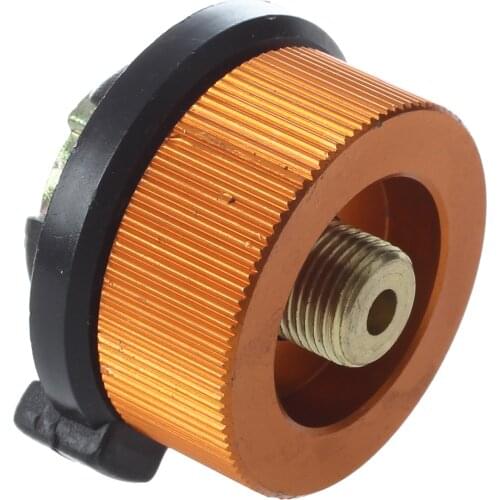 Wholesales item Outdoor gas bottle adapter gas stove nozzle connection for camping stoves -Black