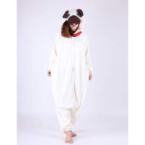 Cosplsy Costume Man and woman Warm winter Adult Winter Cartoon Animal Dog Onesies Pajamas Costumes Sleepwear Animal conjoined
