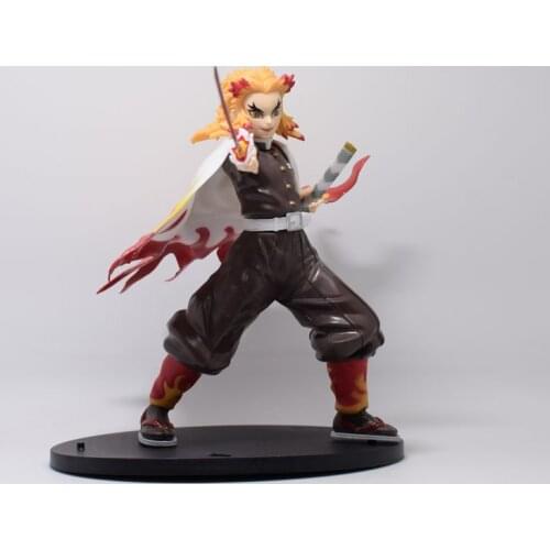 Demon Slayer Kimetsu No Yaiba Figure Rengoku Kyoujurou PVC Figurine Toys Figure Dolls Anime Figures Model