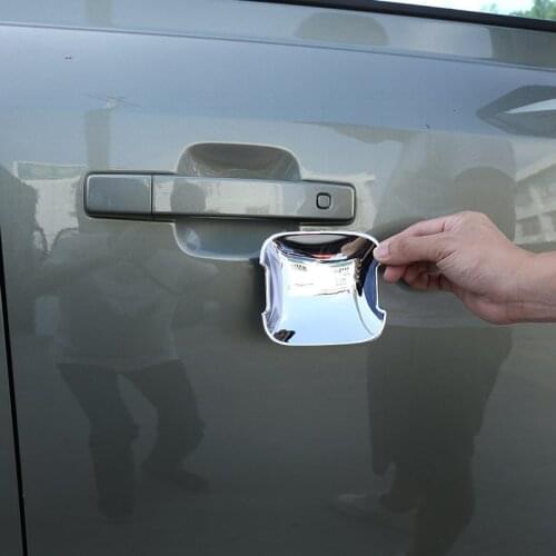 For Land Rover Defender 110 2020 ABS Chrome/Black Car Exterior Door Bowl Decoration Cover Stickers For Defender car Accessories