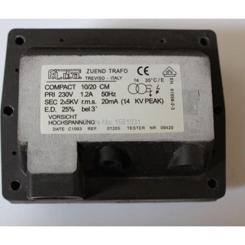 Fida transformer 2*5KV COMPACT 10/20CM 2 Terminals transformer