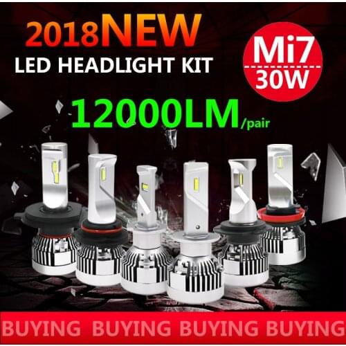 Mini Car Headlight Bulbs H4 H7 H11 9005 9006 Flip ZES LED Hi-Lo Beam 55W 12000LM 6000K Led Auto Headlamp phare Light Bulb