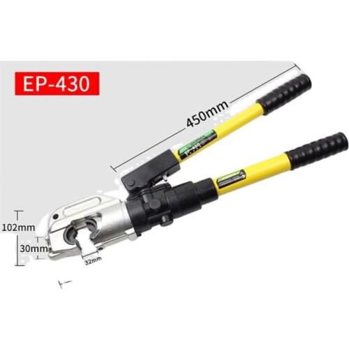 Hydraulic wire crimping tool set, terminal pliers 12T