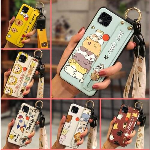 New Soft Case Phone Case For Xiaomi Redmi 9C/Redmi 9 India New Arrival Cover Soft Lanyard For Girls For Woman