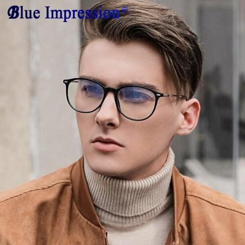 Blue Light Blocking Glasses TR90 Frame students Men Women Metal Titanium Frame computer goggles eye protector Glasses BL626911