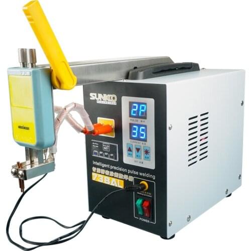 SUNKKO 738AL 18650 Battery Spot Welder Pulse Spot Welder + 73LB Welding Arm + 70BN Welding Pen
