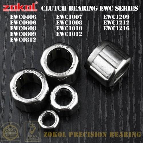 ZOKOL bearing HF1010 HF1012 EWC1010 EWC1012 Hexagon One way needle roller bearing 10*16(17)*10mm 10*14*12mm 10*16*12mm