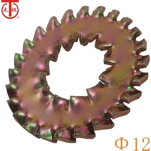 12 ) QC333 Serrated lock washers external and internal teeth (Q411) 50 pieces/lot