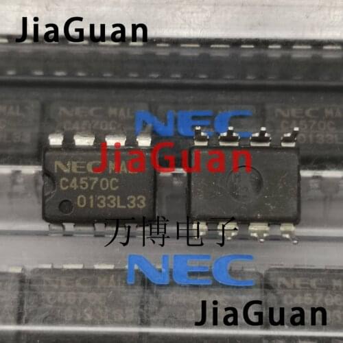 2PCS NEC UPC4570C C4570 DIP-8 Low noise amplifier chip IC