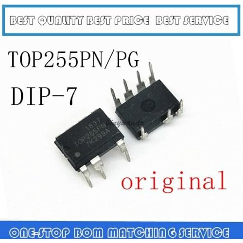20PCS/LOT TOP255PN TOP255PG TOP255P TOP255 DIP-7 NEW Best quality