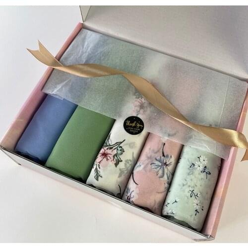 6pcs/Box Muslim Printed Chiffon Hijab Scarf Arab Headscarf Women Flower Islam Shawls and Wraps Turbante Foulard Femme