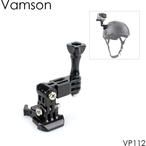 Vamson for Go Pro Accesorios Three Way Adjustable Pivot Arms With Chest Belt For GoPro Hero 8 7 6 5 4 3+ for SJ4000 forYI 4K