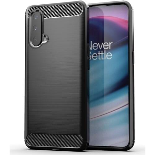 Fit 1+Nord CE 5G Cases ,Shock Absorption Cover Soft TPU Anti Scratch Carbon Fiber Back Silicone Case For OnePlus Nord CE 5G Case