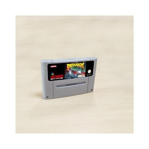 Drakkhen - RPG Game Card EUR Version English Language Battery Save