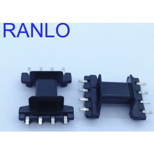 EFD15 SMD 4+4pin transformer bobbin +TDG TP4 magnetic ferrite core AL: 780+/-25% non-common terminal