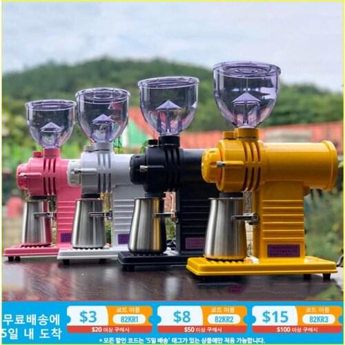 Electric Coffee Grinder Machine Coffee Beans Particle Fully Automatic Detachable 10 File Adjustable High Capacity Fast 220V/110V