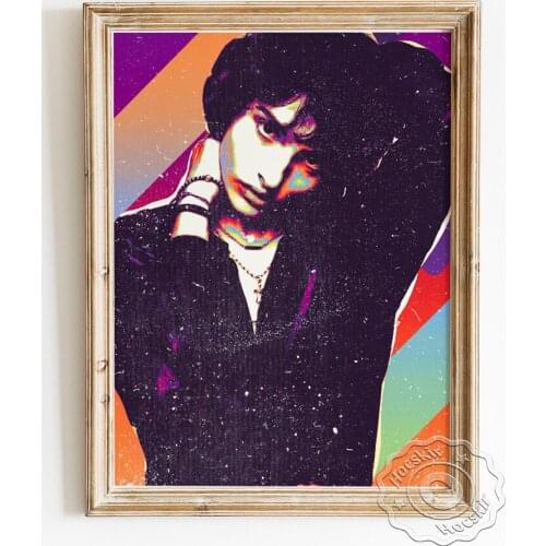 Finn Wolfhard Young Actor Poster, Goth Boy Star Portrait Fans Collection Canvas Painting, Vintage Chic Wall Stickers Home Decor