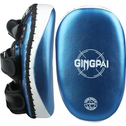 1Pcs Taekwondo Kick Pad PU Muay Thai Pads MMA Karate Pads Kickboxing Training Target Martial Arts Punching Mark Leather Strik