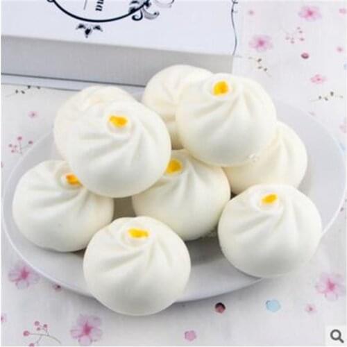 Cute Squishy Bun Squishy Slow Rising Cream Scented Decompression Toys Squeeze Healing Toy Kawaii Stress Reliever Ball