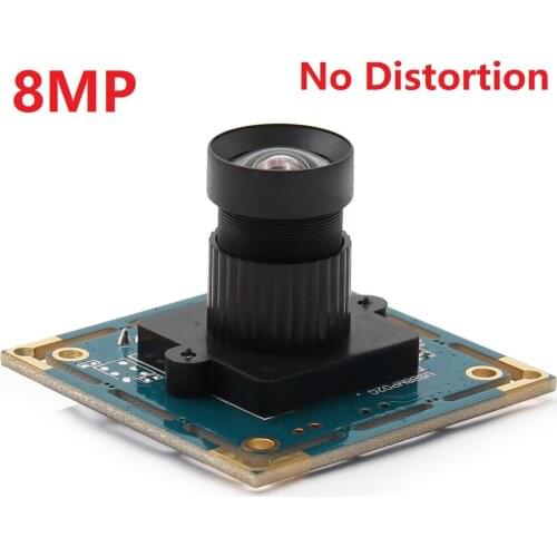 8MP Sony IMX179 High Resolution MJPEG YUYV UVC USB Video Camera Module with Wide Angle No distortion lens for Passport Scan