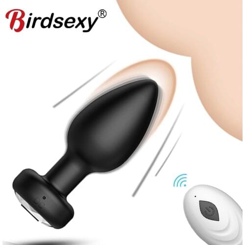 Male Prostate Massager Vibrator Anal Plug Vigina Stimulator Masturbators Romote Tail Butt Plug Adult Sex Toys For Women Dildos