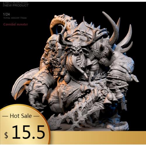 75mm Resin model kits figure colorless and self-assembled TD-2836