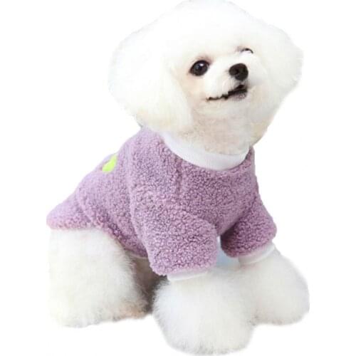Puppy Sweater Adorable Keep Warmth Plush Pet Dog Apparel with Baby Letter Print for Autumn Dog Sweaters Pet Clothes