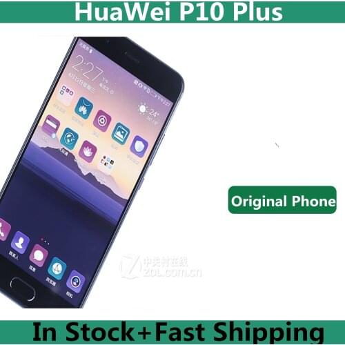 Original HuaWei P10 Plus 4G LTE Mobile Phone Kirin 960 Octa Core Android 7.0 5.5" 2K 2560x1440 20.0MP Fingerprint NFC OTA