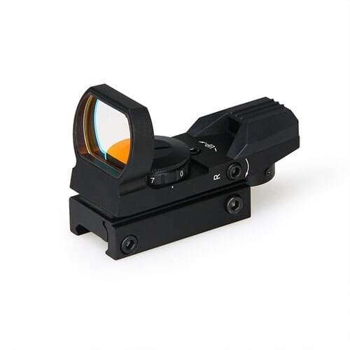 PPT Tactical 1x Magnification 4Reticles Style Red Dot Scope Fit For 22MM Rail Outdoor Hunting OS2-0091A