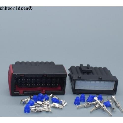Shhworldsea 16 Pin/Way 2.8mm Female Auto Waterproof Electrical Connector Plug For 1-967242-1 1-965427-1