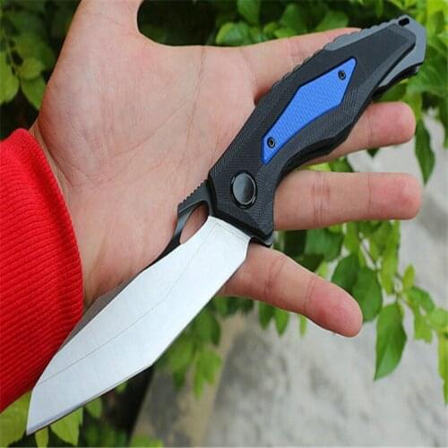 ZT Quick Opening Bearing Folding Knife (Two Ttyles) 9cr18mov Sharp Blade Steel Sheet+Anti-skid G10 Sheet Handle EDC Tool
