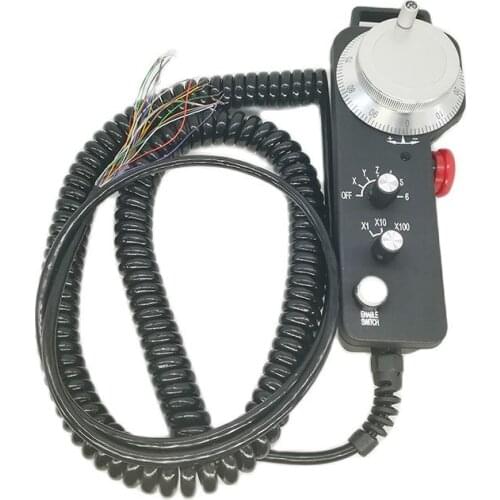 TM2080 25ppr / 100ppr voltage output A B phase Manual Pulse Generator 6-axis CNC Hand Wheel Encoder