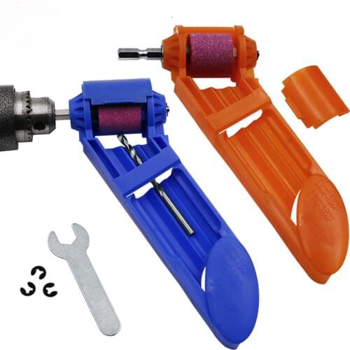 Drill Bit Sharpener 2.0-12.5mm Portable Drill Bit Sharpener Corundum Grinding Wheel Bit Tool Twist Drill Bit Sharpening Machine