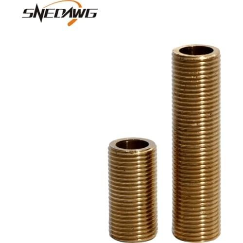 Extension Pipe Fitting 20mm Male Thread 1/2'' Water Pipe Joint Fitting 30/40/50/60/80mm Lengthen Brass Pipe Fitting Connector