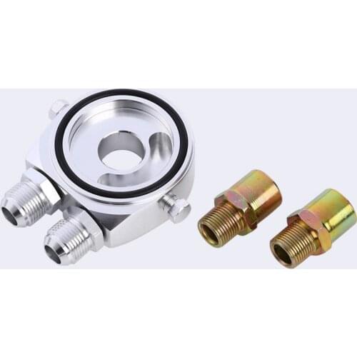 Universal Aluminum Car Oil Filter Sandwich Adapter Monomer Oil Cake Oil Cooler AN10 High Quality And Durable