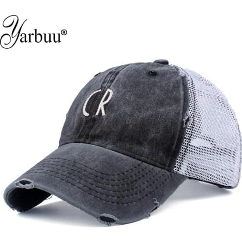 [YARBUU] 2018 new fashion brand cap Letters embroidery baseball caps for men women casual snapback hat summer net cap wholesale